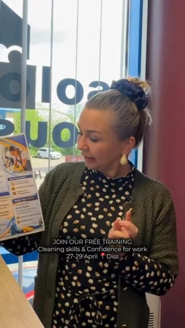 🌟 Free Training Alert! 🌟

Looking to gain practical cleaning skills, boost your confidence, and get ready for work? 

Our Fresh Foundations programme is here to help! This free course equips you with everything you need to succeed — from professional cleaning methods to customer service, health & safety, and CV & interview preparation. 💪✨

Through this free course, you’ll gain:

✅ Practical cleaning skills & professional methods

✅ Customer service, communication & teamwork know-how

✅ Health & safety training (COSHH Level 2)

✅ CV writing, interview prep & job application confidence

Training Modules:

Customer service & professional conduct
Cleaning tasks & practical delivery
COSHH risk assessment & PPE

📅 When: 27–29 April | 10am – 3pm

📍 Where: St Mary’s Church Hall, Mount Street, Diss, IP22 4QG

📞 Contact Kasia: 07384 518527 | ✉️ katarzyna.mydlik@solohousing.org

Whether you’re aiming to join a professional cleaning team or just want new skills, this course is FREE and open to everyone!

✨ Looking for work? 

Once qualified, you may even be able to join our professional Solo Cleaning & Property Maintenance team, delivering trusted, capable services across Bury St Edmunds, Diss, Thetford, and beyond.

🏠 Need cleaning for your home or business? Our trained, professional team is available from just £15/hour — ready to make your space sparkle! Click here for more info: https://solohousing.org/solo-cleaning-and-property-maintenance-service/

Learn, grow, and support people into meaningful employment — it’s a win-win!

#condeminghomeslesstohistory #charity